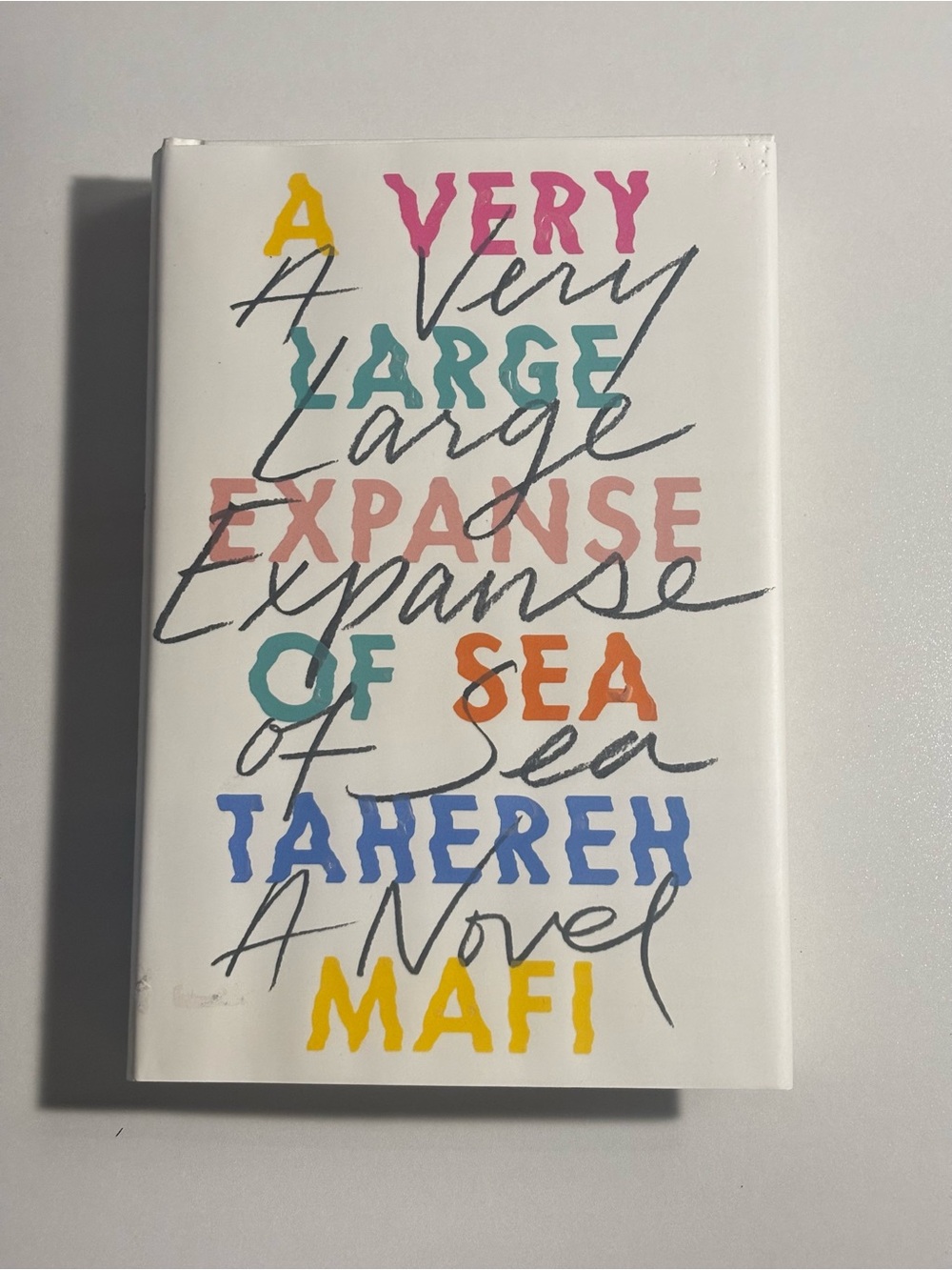 A Very Large Expanse of Sea by Tahereh Mafi - Colorful Hardcover